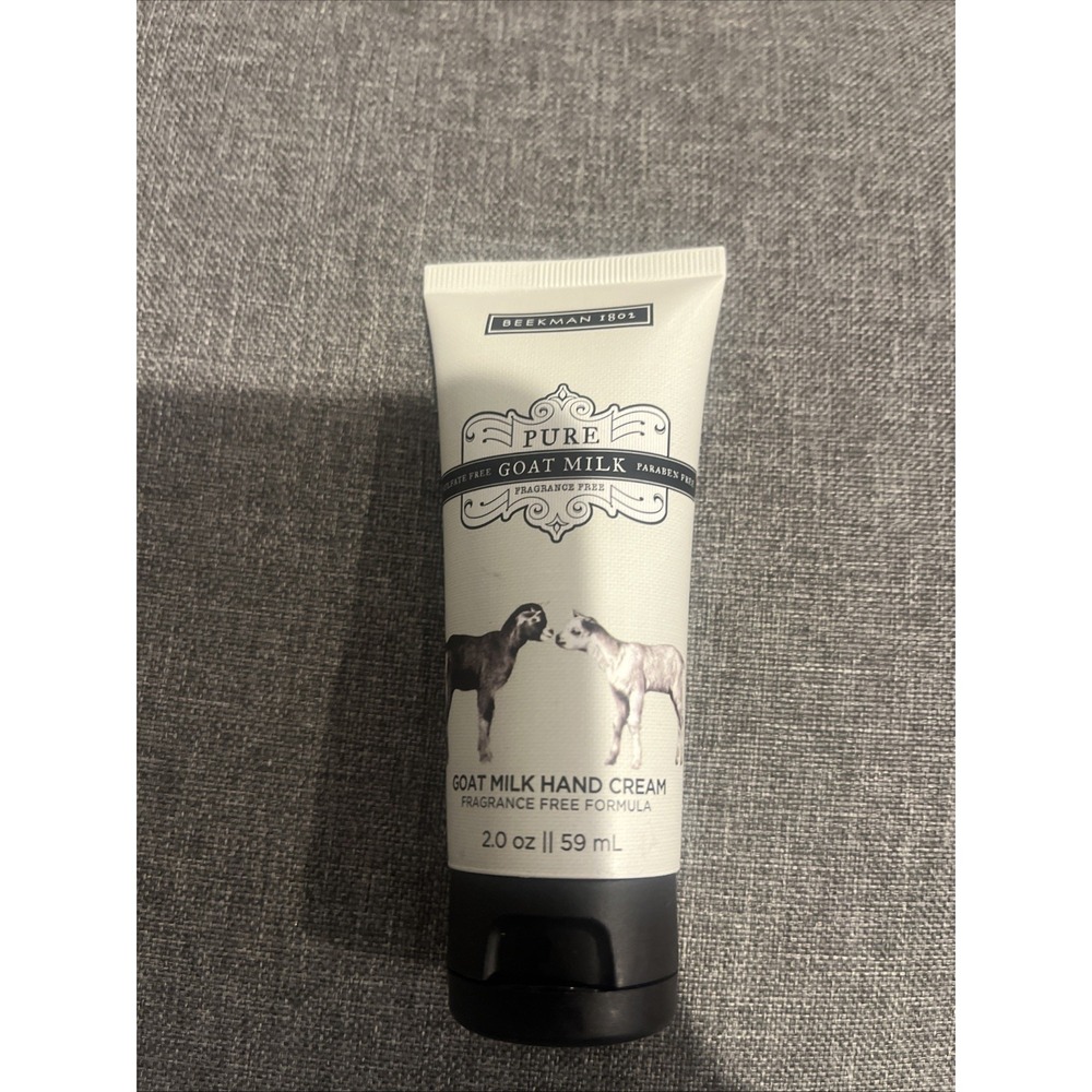 Beekman 1802 Pure Goat Milk Hand Cream 2 oz Fragrance Free / Unscented Sealed